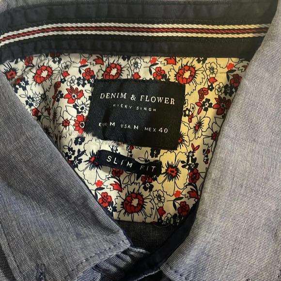 Denim flower - Picture 2 of 2